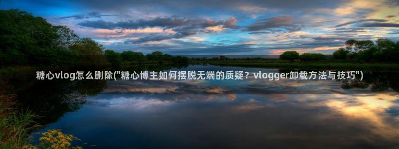 糖心vlog推荐码：糖心vlog怎么删除(\