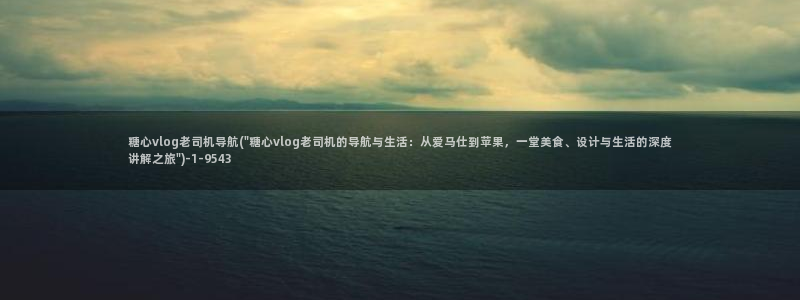 糖心vlog露脸：糖心vlog老司机导航